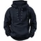 Mens Retro Hooded Casual Jacket Loose Fit Autumn Winter Outdoor 5