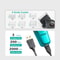 Professional Cordless Hair Clipper With Ceramic Blade And LED Display 2