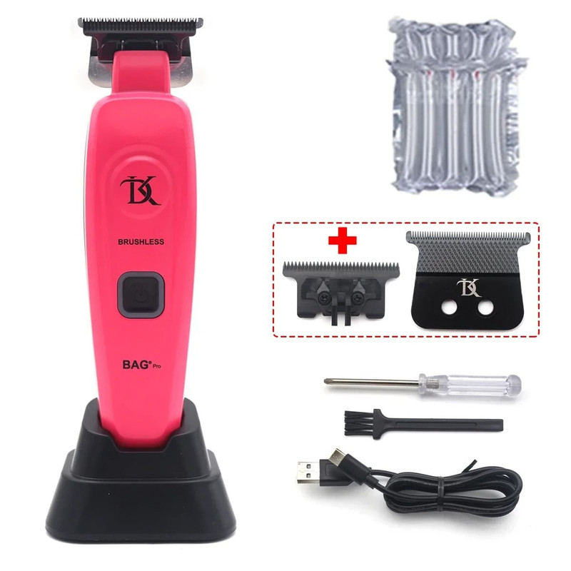 Professional Full Metal Hair Clipper With Ceramic Blade And Charging Base 9
