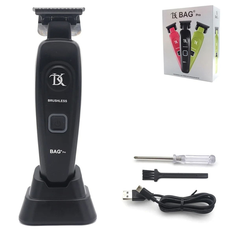Professional Full Metal Hair Clipper With Ceramic Blade And Charging Base 10