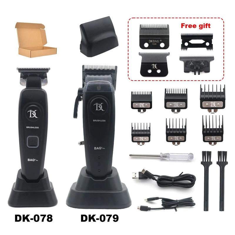 Professional Full Metal Hair Clipper With Ceramic Blade And Charging Base 14