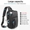 Mens Waterproof Oxford Crossbody Chest Bag With Large Capacity 2