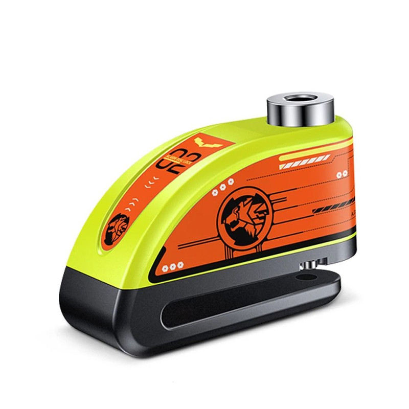 Alarm Disc Padlock Waterproof 120 DB Motorbike Wheel Lock 12