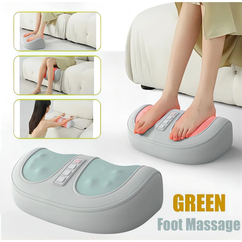 Foot And Calf Massager With Heat  Kneading For Plantar Fasciitis Relief 0