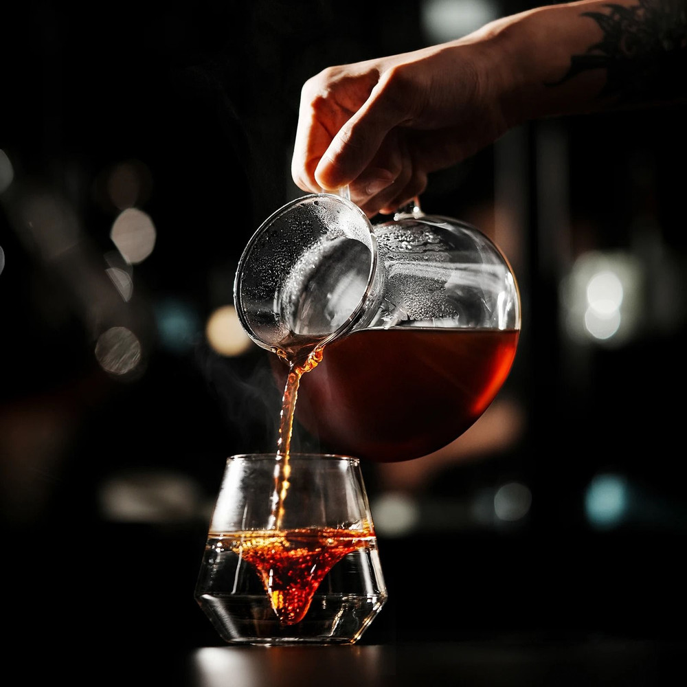 Borosilicate Glass Pour Over Coffee Server With Handle 360ml Or 600ml 5