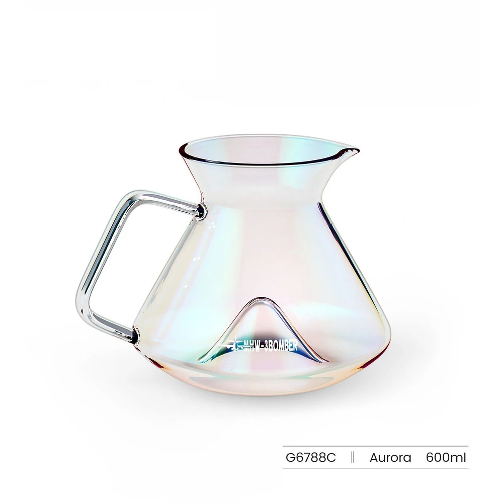 Borosilicate Glass Pour Over Coffee Server With Handle 360ml Or 600ml 9