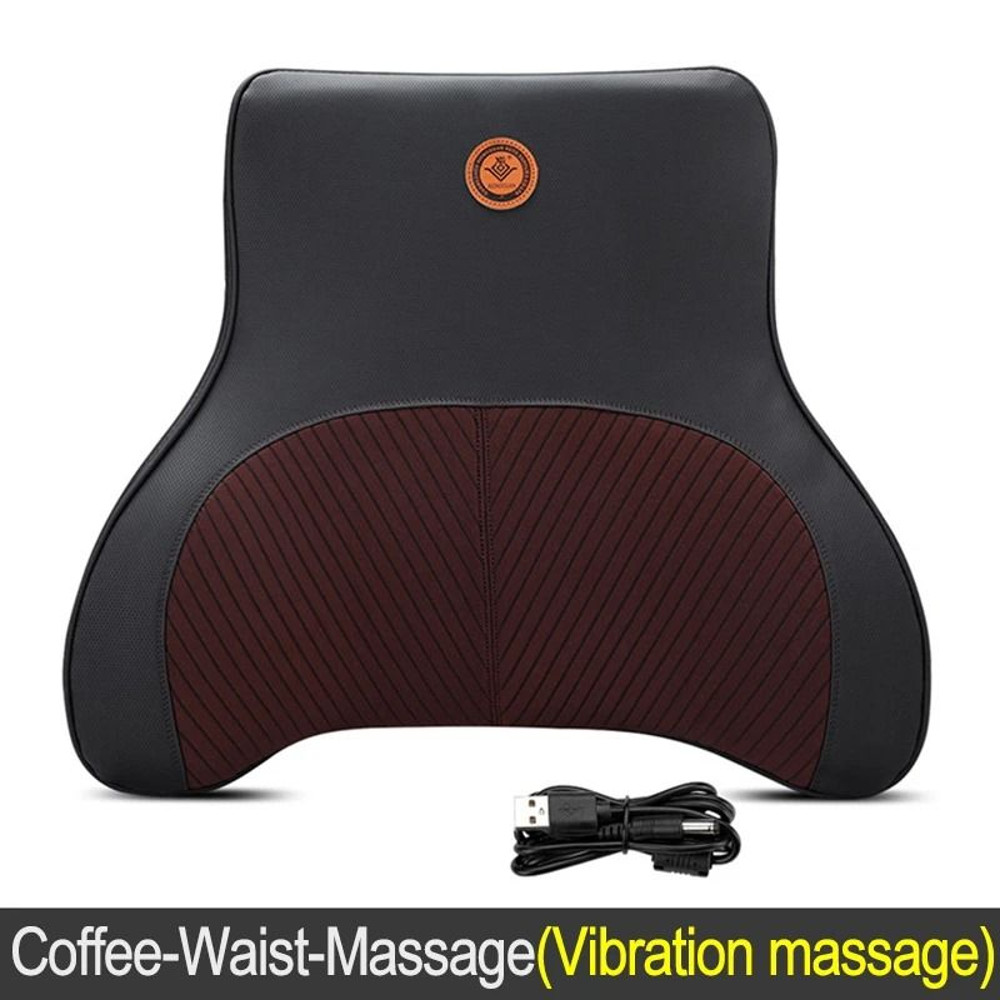 Car Massage Pillow With Heat And Vibration Neck And Lumbar Support 11