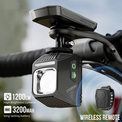 rechargeable bike headlight with cut off line for safe night riding