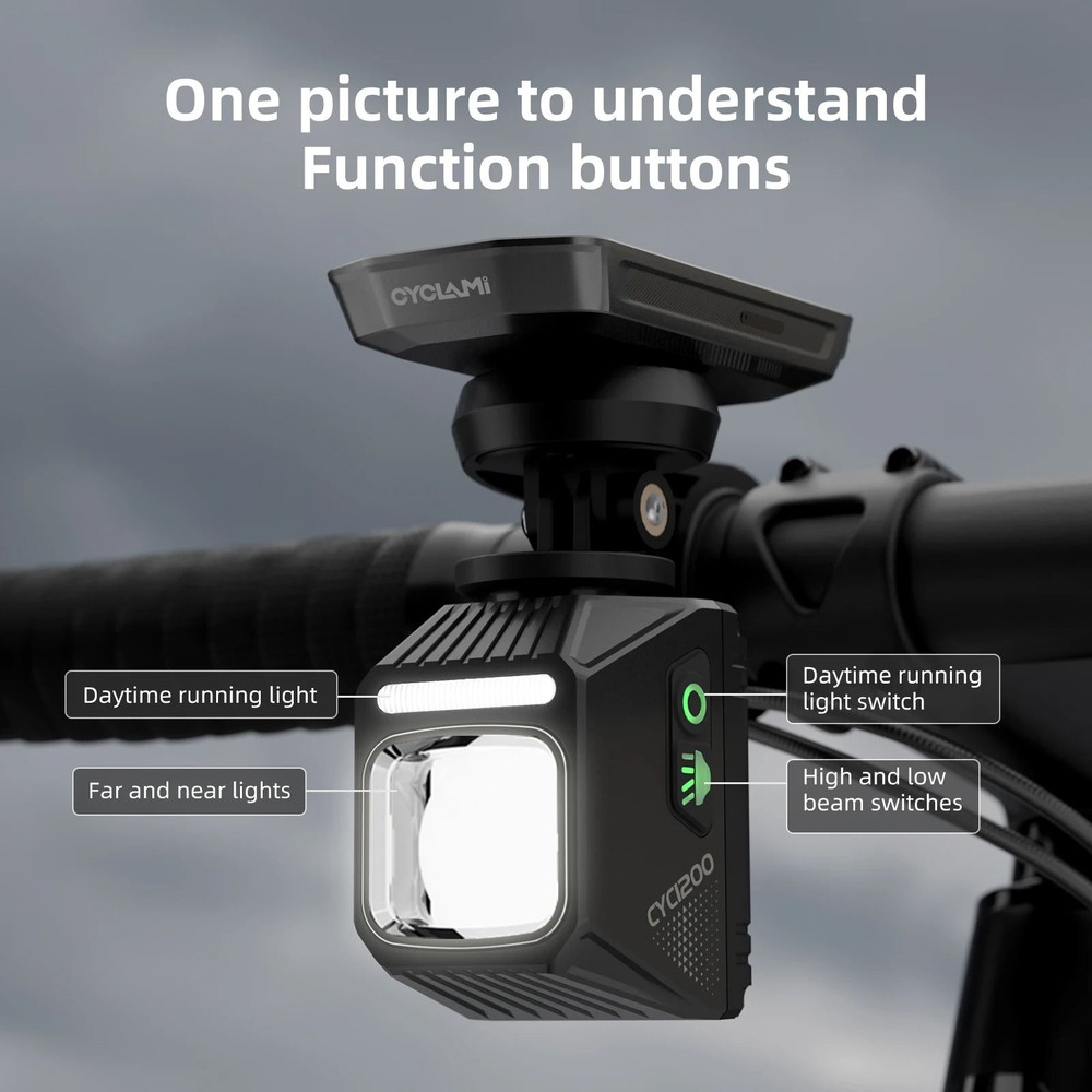 Rechargeable Bike Headlight With Cut Off Line For Safe Night Riding 3