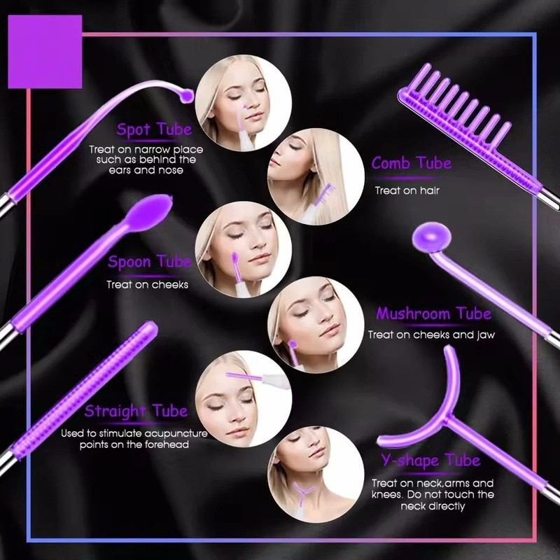 6in1 High Frequency Facial Machine Touch Panel For Skin Care  Acne Treatment 3