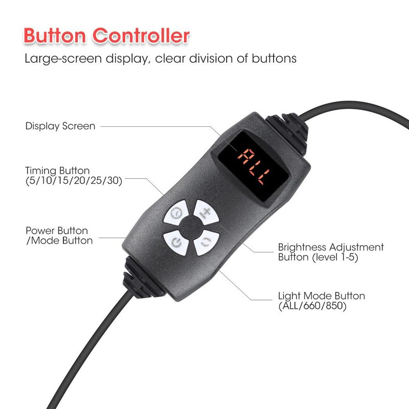 Near Infrared Wrist Guard Belt 660850 Nm Therapy Device 4