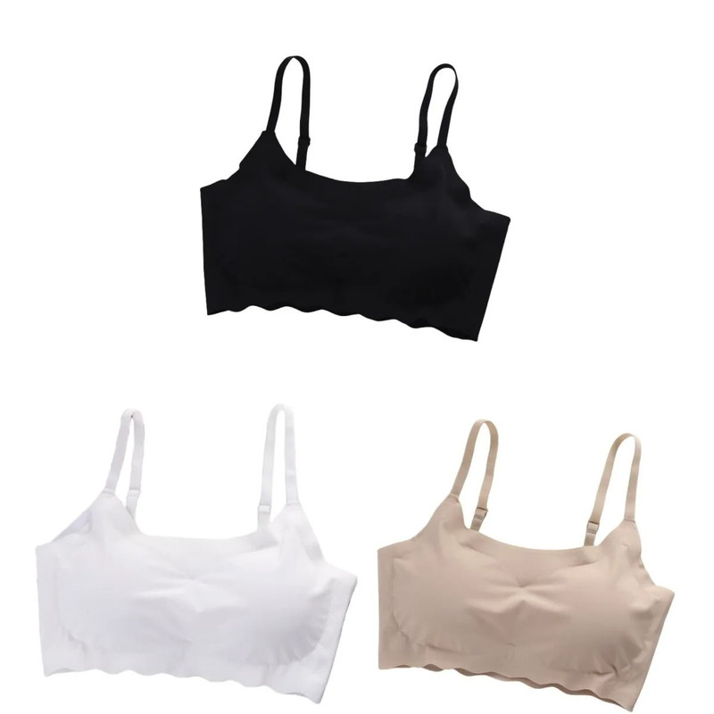 Seamless Push Up Bra Set Of 3 Non Wire Gathered Comfort Bras 6