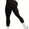 Solid Color Seamless High Waist Yoga Leggings Women Workout Pants 6
