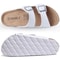 Comfort Cork Footbed Buckle Sandals Women Lightweight Leather Slides 2