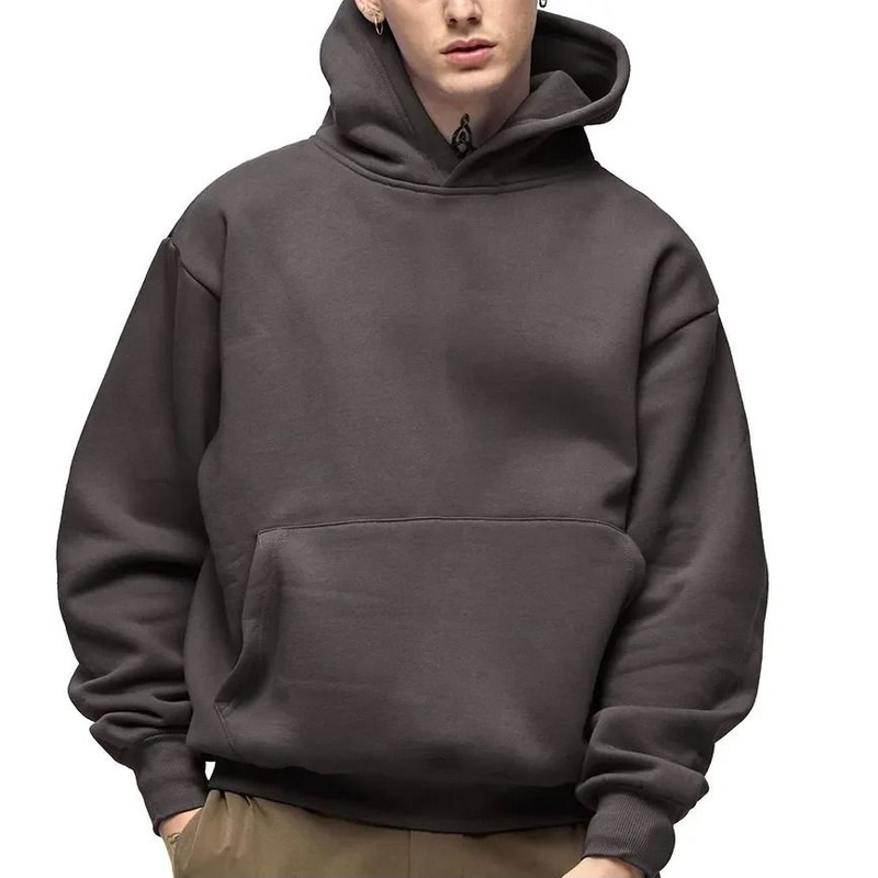 Heavyweight Cotton Custom Logo Hoodie For Autumn And Winter 11