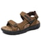 Mens Leather Casual Sandals Lightweight Walking Shoes For Summer 6