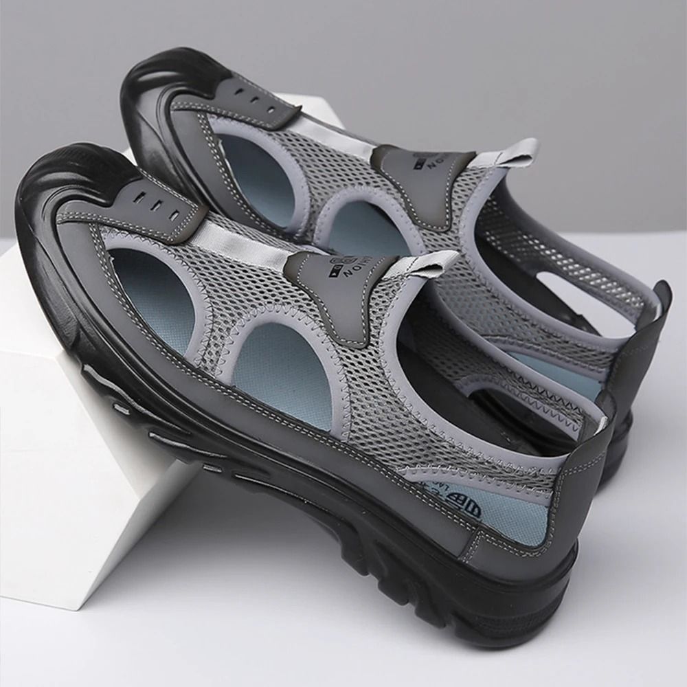 Lightweight Mesh Sandals For Men Breathable Outdoor Summer Shoes 0