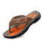 Genuine Leather Men Slippers Outdoor Summer Casual Flip Flops 7