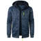 Oversize Hooded Sweatshirt Jacket For Men Winter Warm Zipper Coat 10