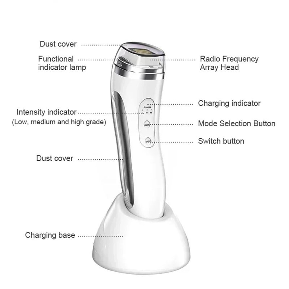 RF Radio Frequency Face Lifting Device Skin Tightening Beauty Massager 4