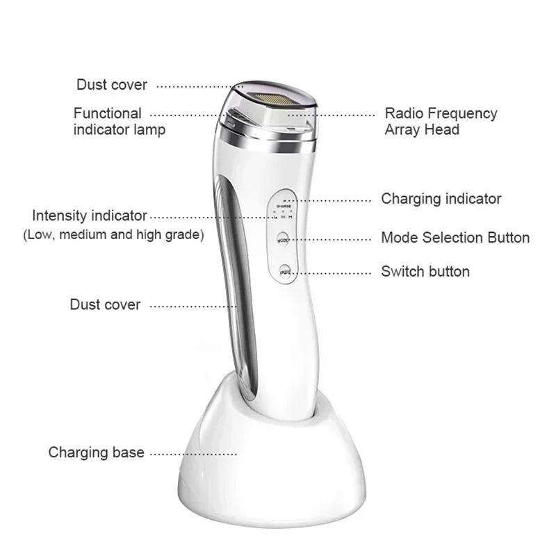RF Radio Frequency Face Lifting Device Skin Tightening Beauty Massager 4