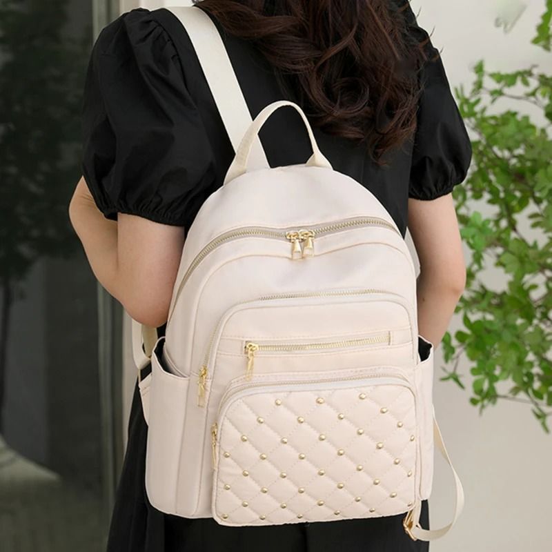 Nylon Travel Backpack Large School Bag For Women Teens 1