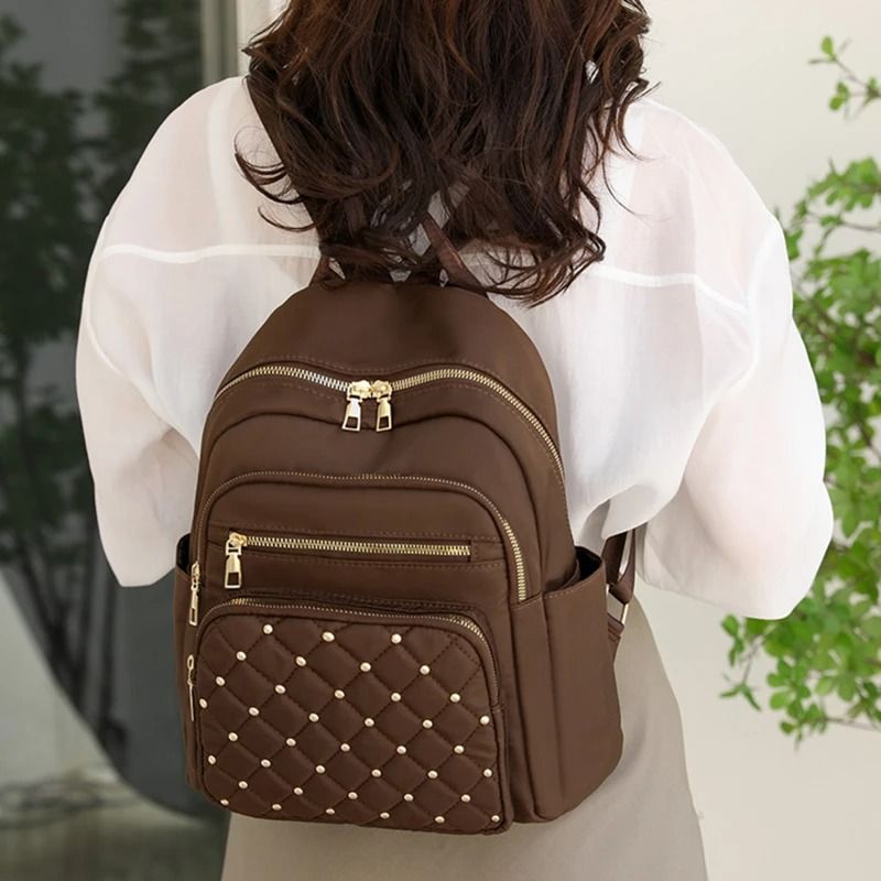 Nylon Travel Backpack Large School Bag For Women Teens 4