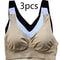 Seamless Push Up Bra Set 3 Pack Wireless Comfort Fit For Women 1