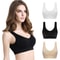 Seamless Push Up Bra Set 3 Pack Wireless Comfort Fit For Women 0