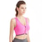 Womens Front Zipper Sports Bra Shockproof Fitness Bralette 11