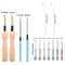 14Piece Wooden Punch Needle Embroidery Kit Adjustable Set 4
