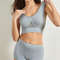 Seamless Bra And Low Waist Thong Panty Lingerie Set Womens Comfort Sports Underwear 12