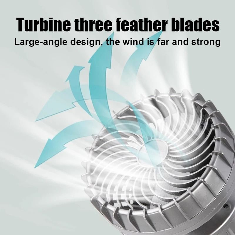 Portable Camping Fan Lantern With Solar Charging And Power Bank 2