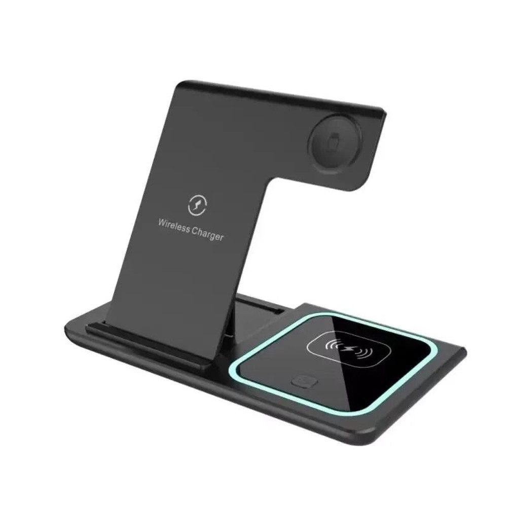 3 In 1 Wireless Charger Stand Dock For Phone Watch And Earbuds 11