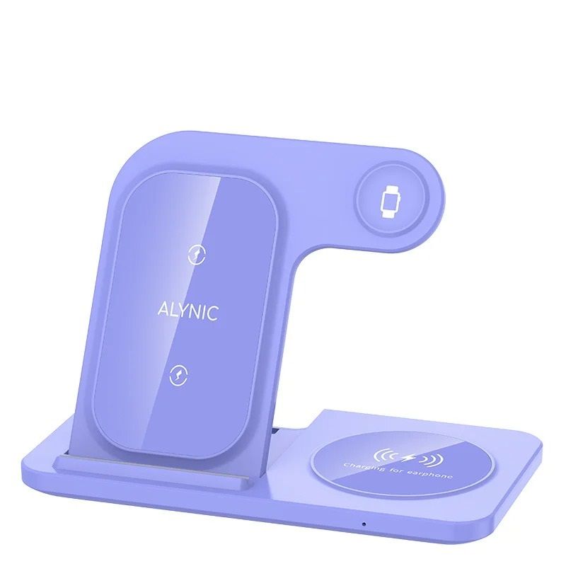 3 In 1 Wireless Charger Stand Dock For Phone Watch And Earbuds 8