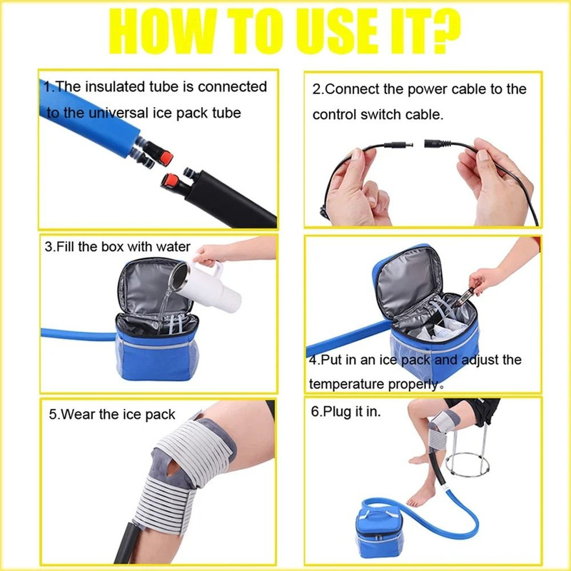 Cold Therapy Compression Knee Machine For Pain Relief And Recovery 3
