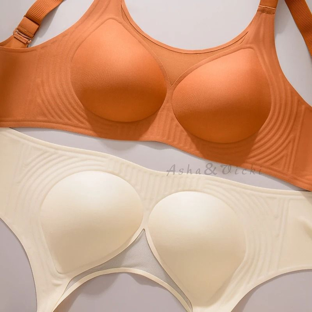 Plus Size Lace Comfort Bra With Full Coverage Support 4