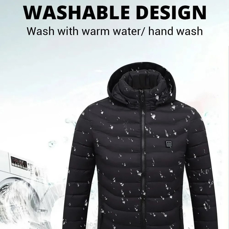 USB Heated Jacket For Men And Women With Multiple Heating Zones 3