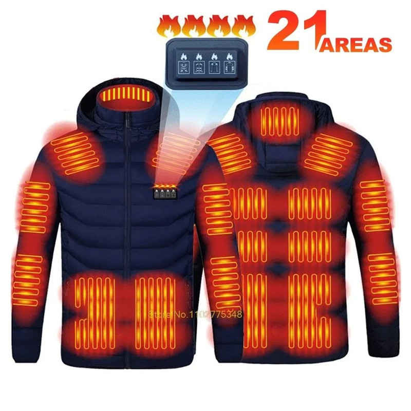 USB Heated Jacket For Men And Women With Multiple Heating Zones 11