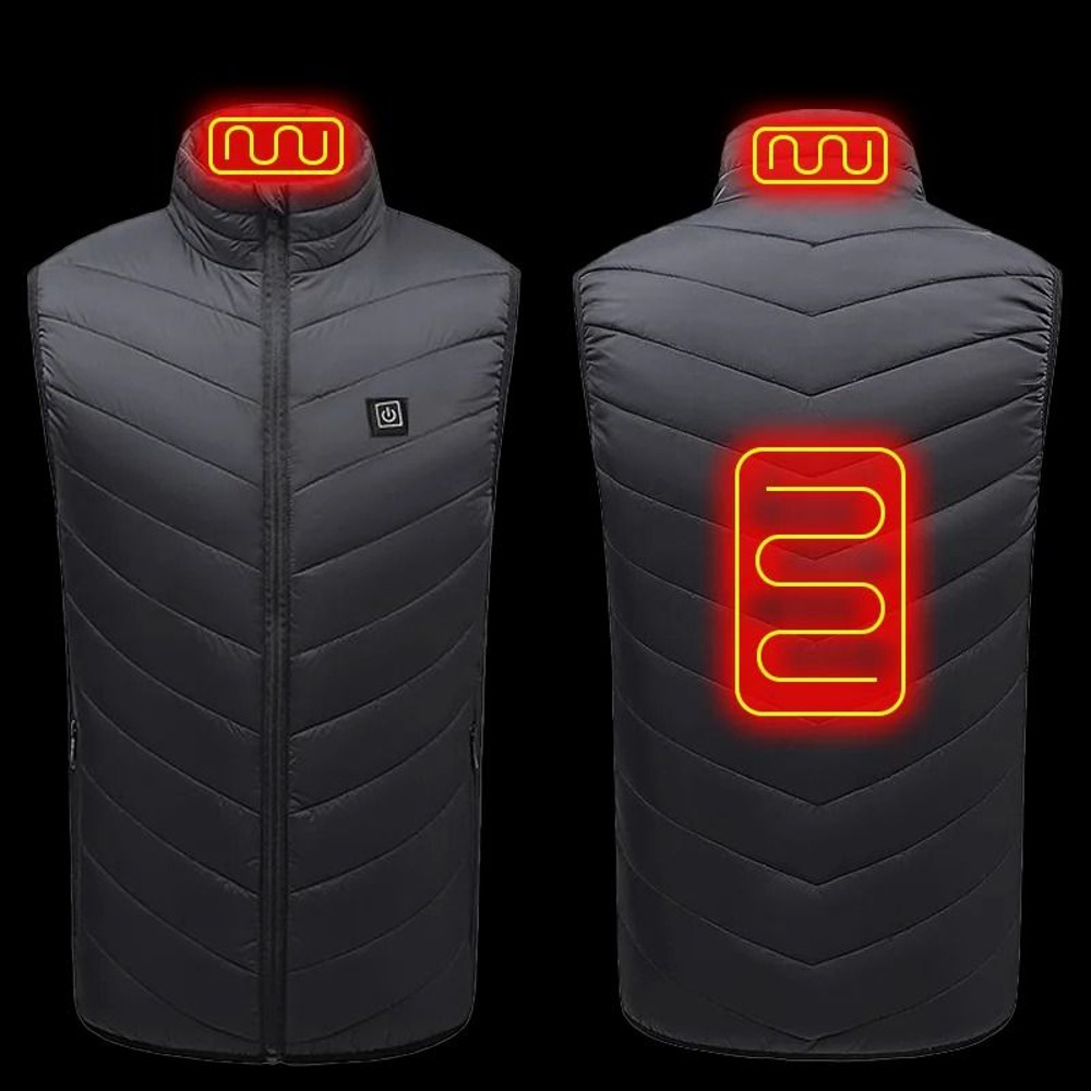 USB Heated Vest Sportswear Coat With 21 Heating Zones 6