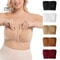 Strapless Front Button Wireless Bra With Seamless Support 0