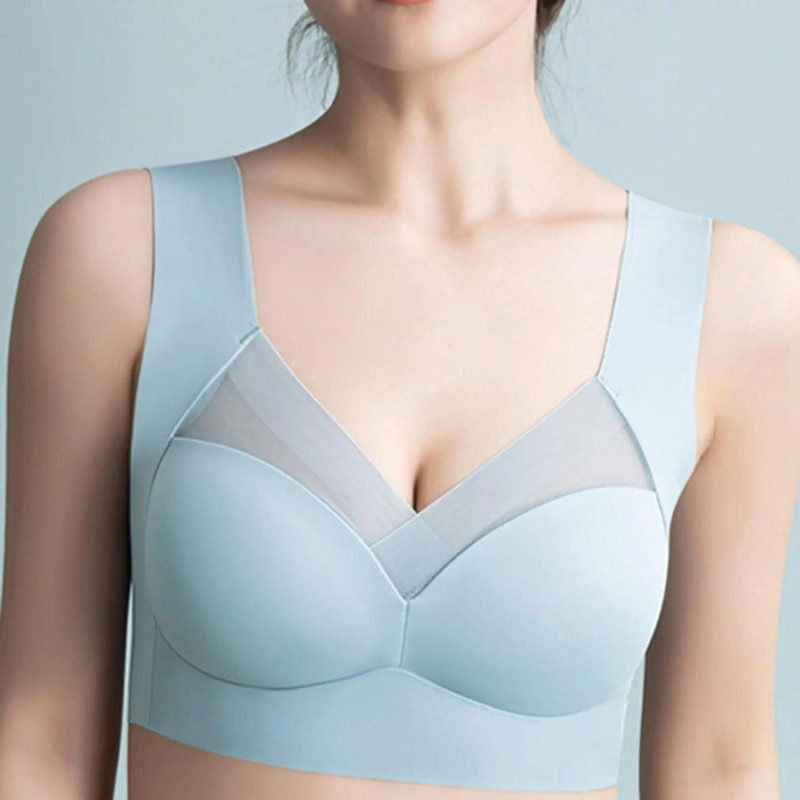 Seamless Wireless Sleep Bra With Comfortable Padded Support 6