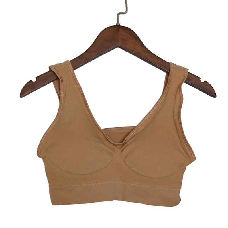 Active Womens Sports Bra Plus Size Seamless Yoga Top 6