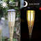 Solar LED Flame Effect Bamboo Garden Light 1