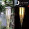 Solar LED Flame Effect Bamboo Garden Light 1