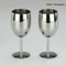 Premium Stainless Steel Red Wine Goblet Set Of Two 3