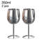 Premium Stainless Steel Red Wine Goblet Set Of Two 4
