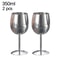 Premium Stainless Steel Red Wine Goblet Set Of Two 4