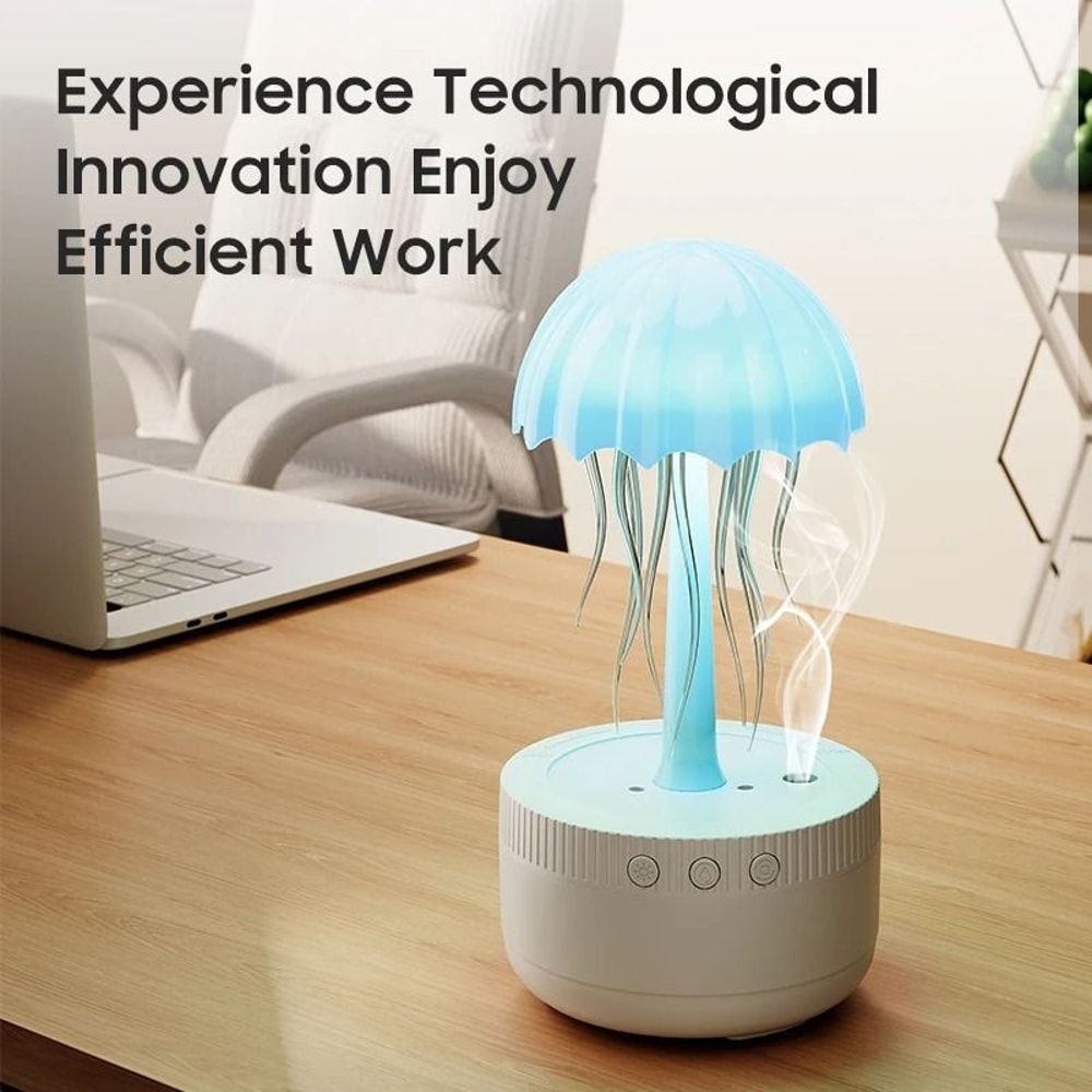 Dynamic Jellyfish Essential Oil Diffuser With Night Light 1