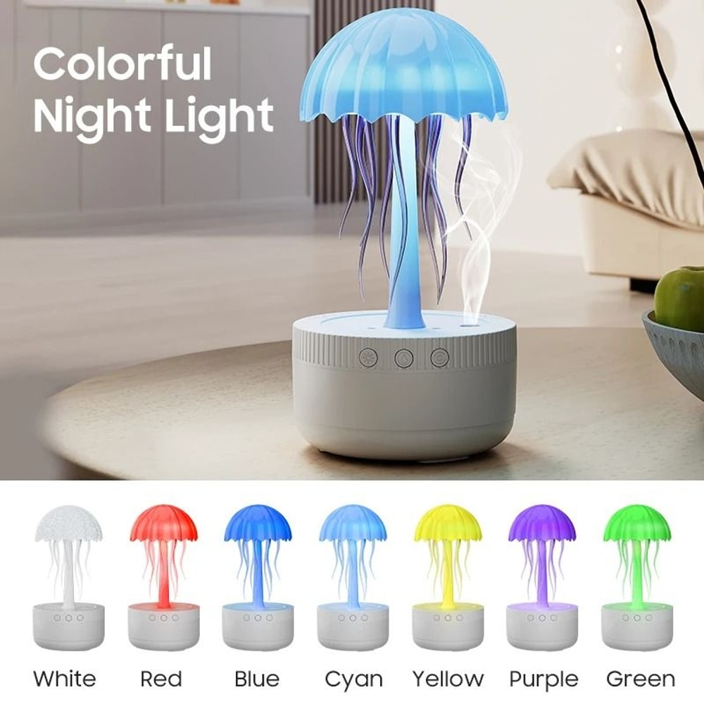 Dynamic Jellyfish Essential Oil Diffuser With Night Light 3